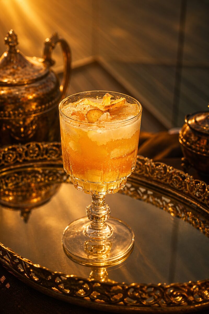 Golden hour mocktail