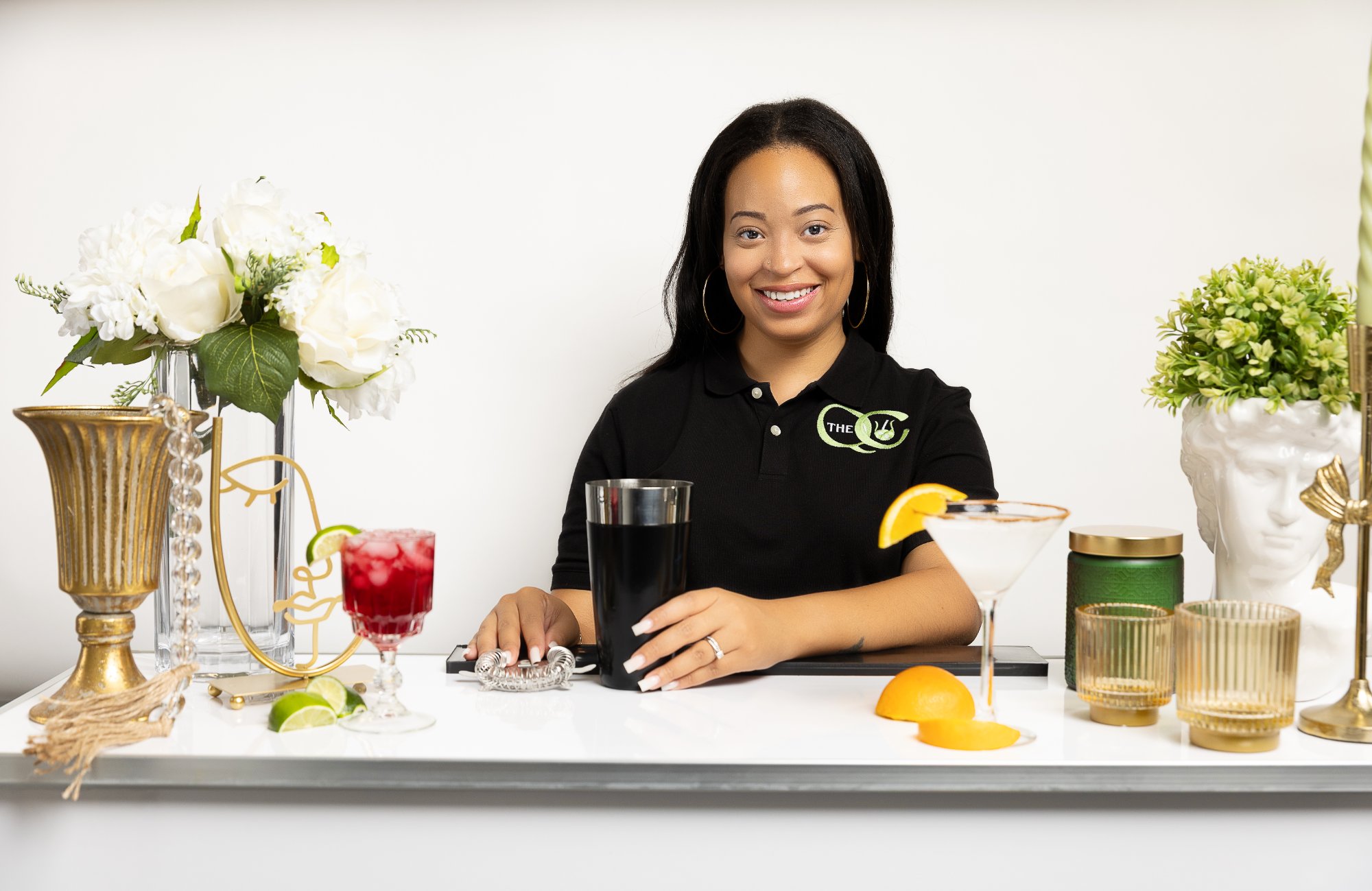 Citrus martini mocktail