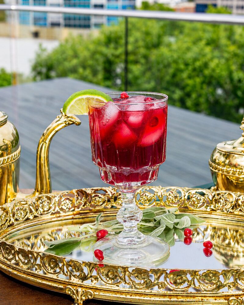 The Rose Garden mocktail